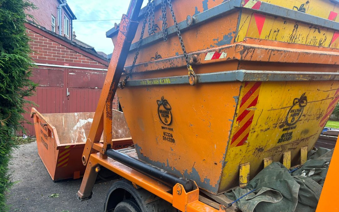 Skips in Prestwich